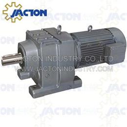 R107 RF107 RZ107 helical bevel solid shaft trasmission geared motors