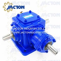 JT19 Spiral Bevel Gears Right Angle 2 Way Gearboxes