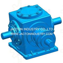 JT85 right angle Heavy duty gearbox 3d cad model
