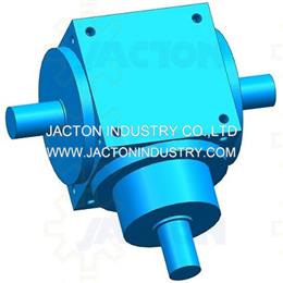 JTP170 double output shaft gearbox 1 1 3d cad model