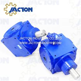 Input Solid and Output Hollow Shafts Bevel Gearbox