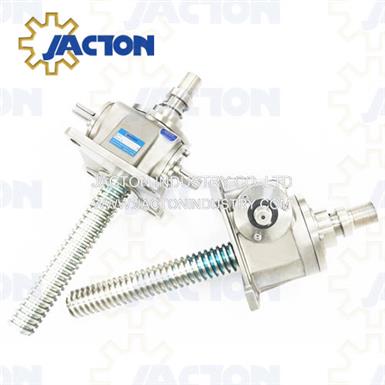 Stainless steel machine screw jacks 10-tons in arduous environments