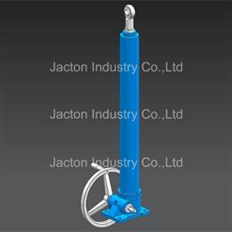 JTW-5T 500MM Screw Jack Cylinder with Handwheel 3D CAD Models