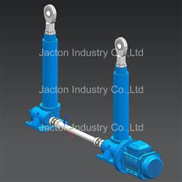 Electric Cylinders and Actuators 2pcs Jacking System 3D CAD Models