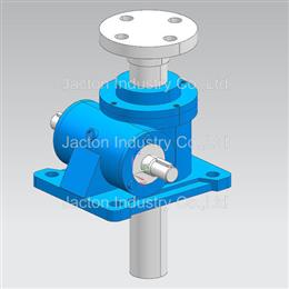 JTW-10T Screw Jack 150 mm top plate 3D CAD Models