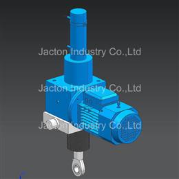 JTD300 Ball Screw Jack 150 mm rod end limit switches 3D CAD Models