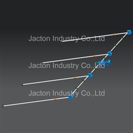 4 JTC100 Rotating Screw Jack System 3800MM 3D CAD Models