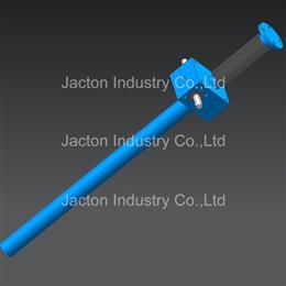 JTC25 Screw Jack 650MM with Protective Bellows Boots 3D CAD Models