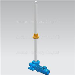 JTW-35T Travel Nut Jack 2000MM with 5.5kW RF57 Geared Motor 3D CAD