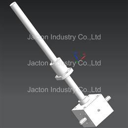 JTD5 Ball Screw Jack and Ball Nut Lifting 350 mm Lift Height 3D CAD