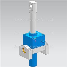 JTC250 Screw Jack 250 mm Lifts clevis end with trunnion mount base 3D